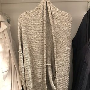 Free people cardigan with shawl collar